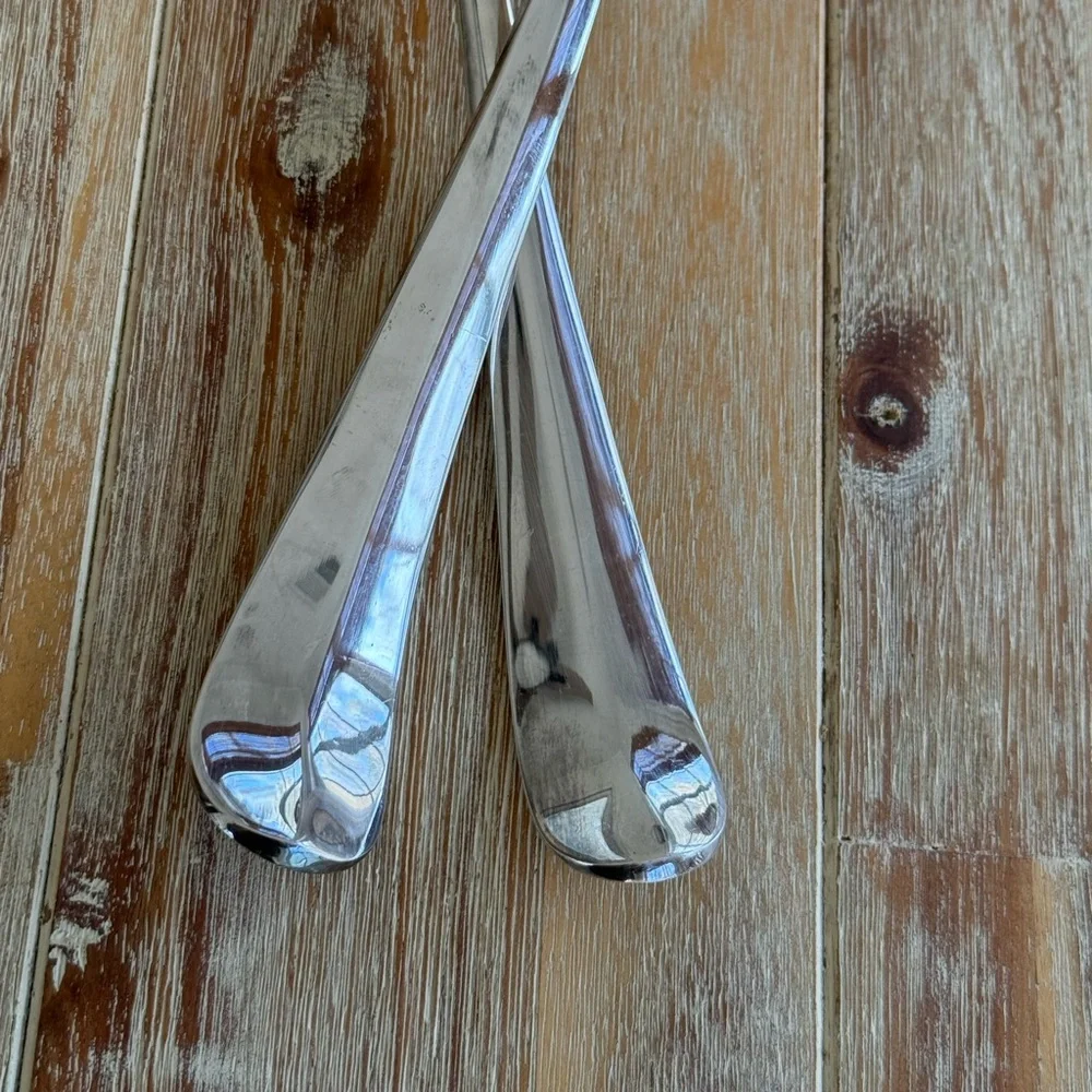 Vintage Italian Silver Plated Ladle and Serving Spoon